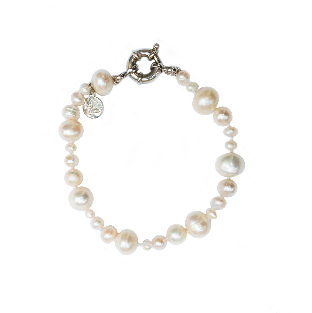 Gatsby Pearl Bracelet Natural