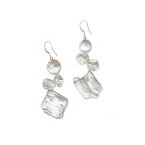 Icicle Pearl Drop Earrings