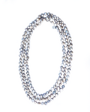 Load image into Gallery viewer, Pebble 1-2-3-4 Necklace in Pewter