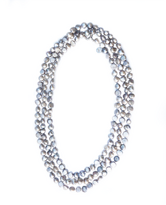 Pebble 1-2-3-4 Necklace in Pewter